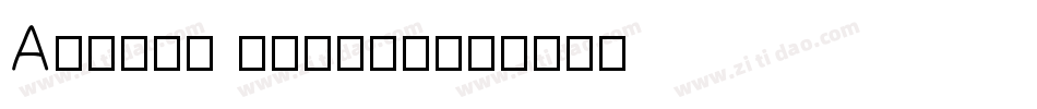 Arphic PRoman字体转换